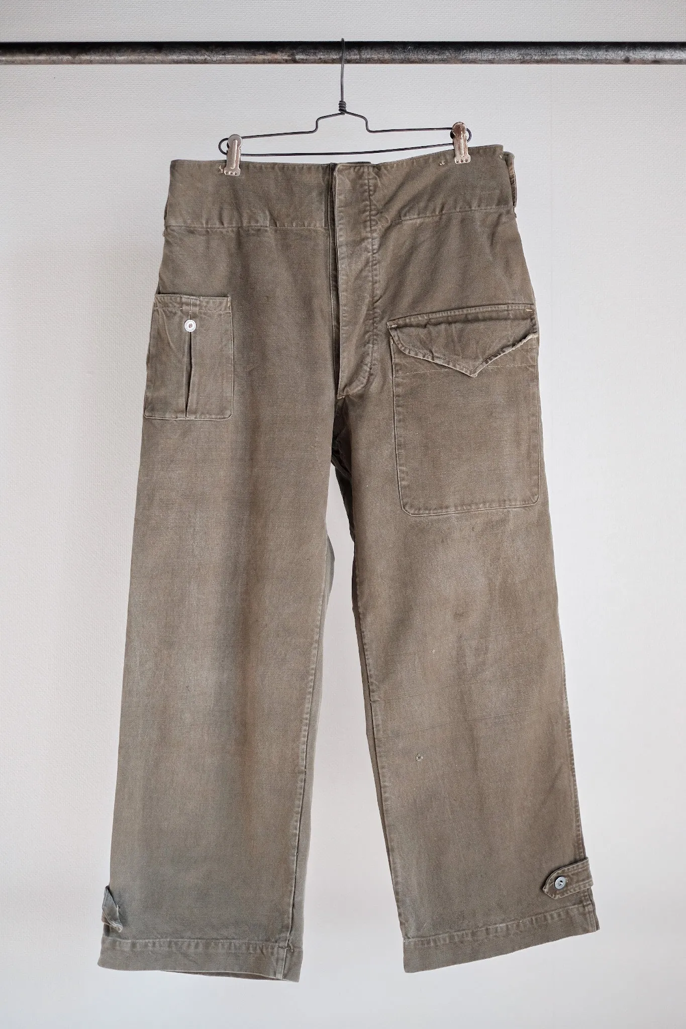 [~ 40's] French Army M44 Taille des pantalons de terrain.84xc