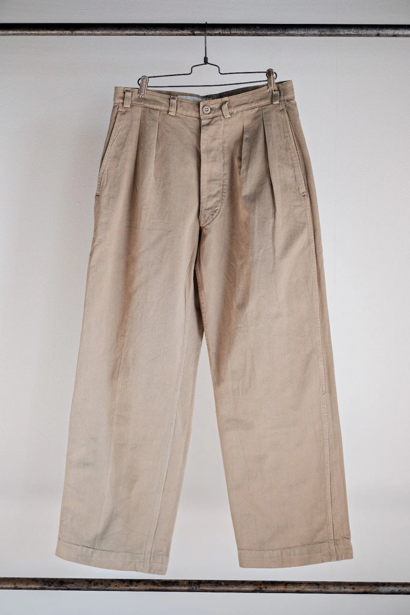 [~ 50's] French Army M52 Chino Taille des pantalons.84M