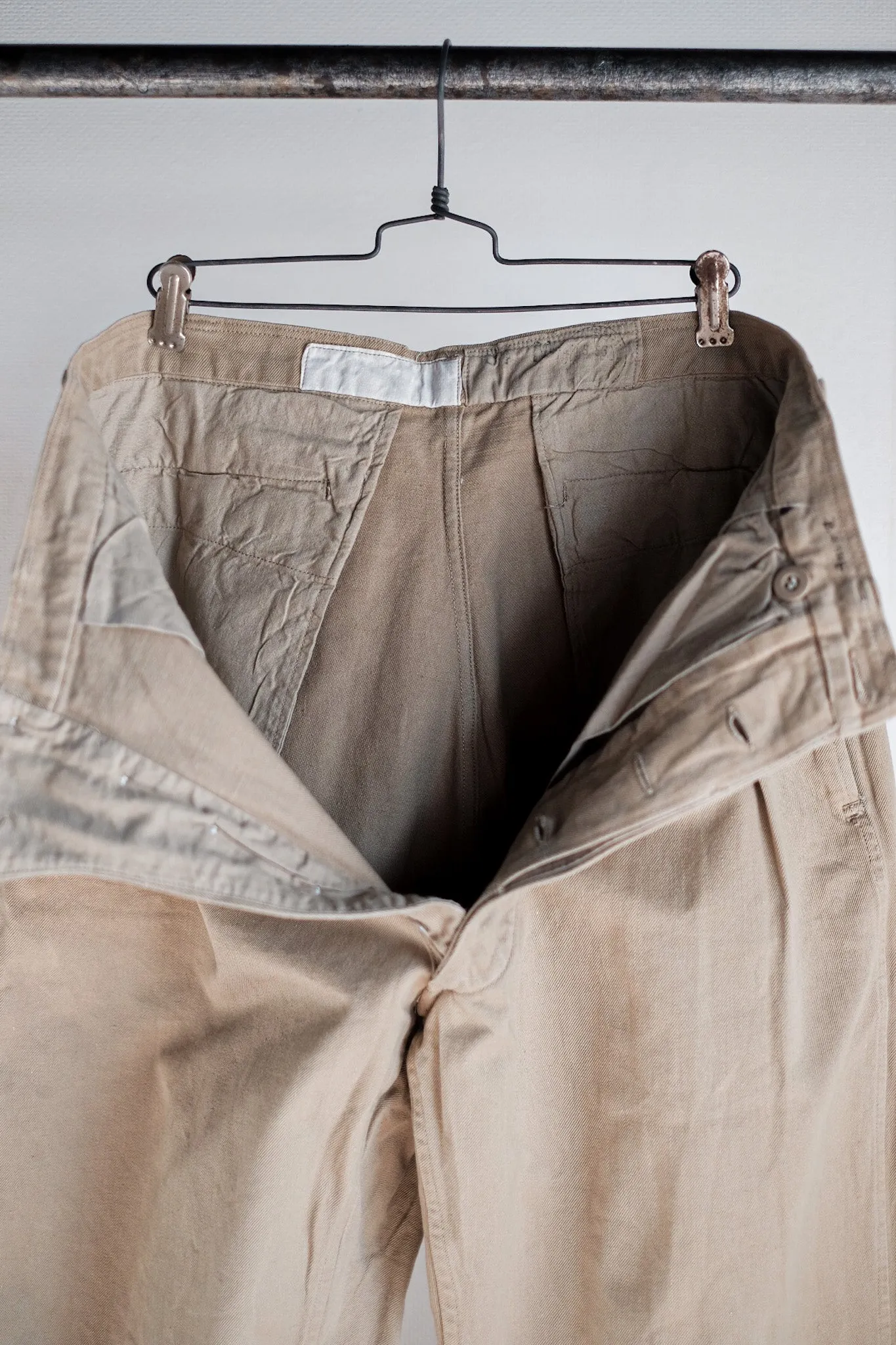 [~ 50's] French Army M52 Chino Taille des pantalons.84M