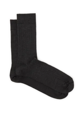 BLEUFORÊT  Chaussettes en laine  - Gris