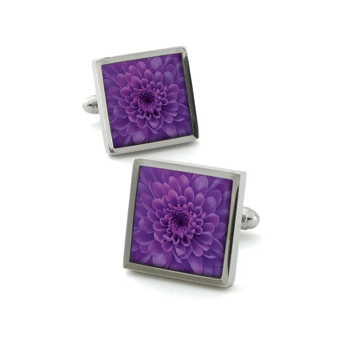 Boutons de manchette, Chrysanthemum Violet