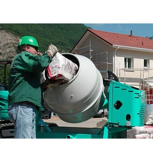 Bétonnière électrique tractable cuve 235 litres IMER