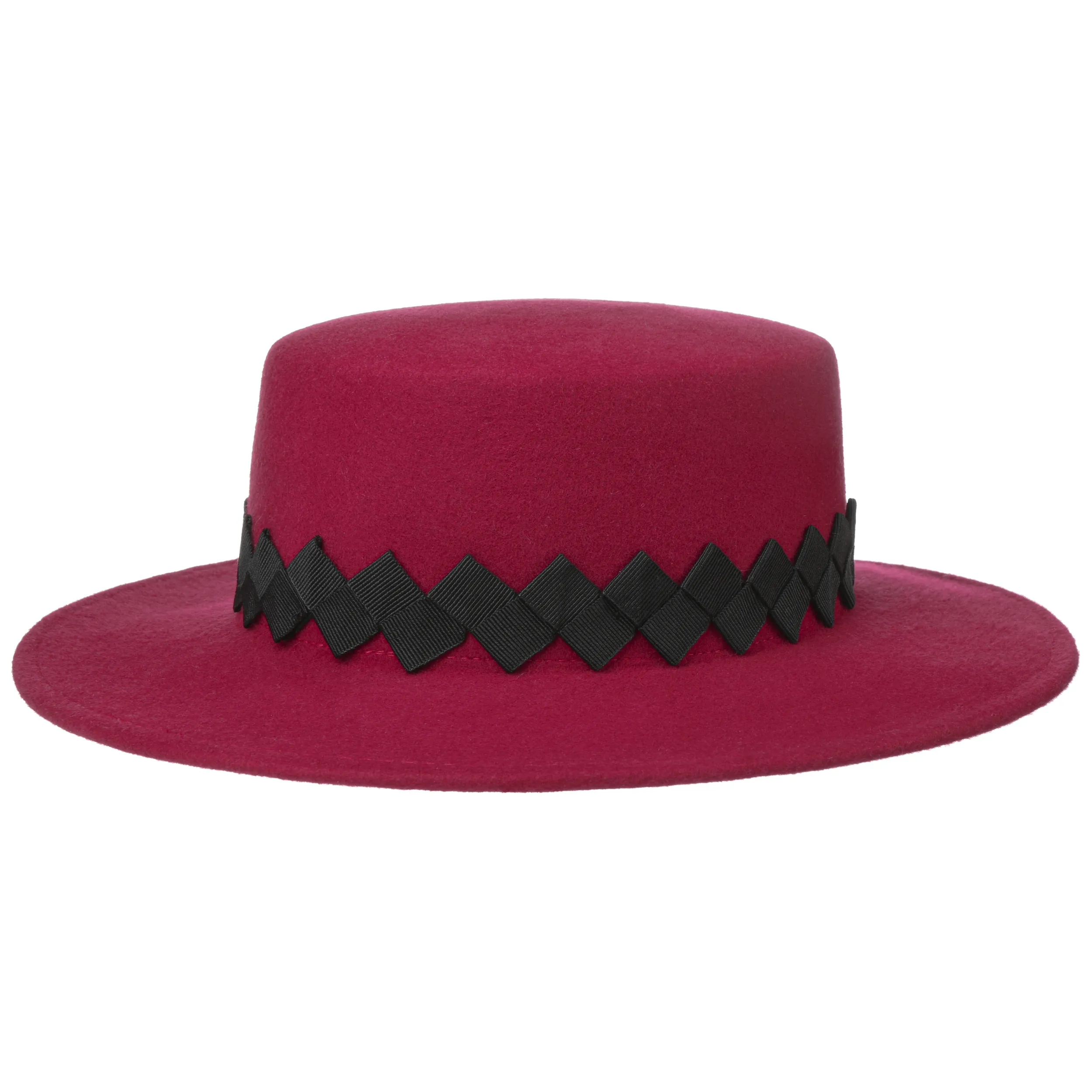 Canotier en Laine avec Bande Zigzag by Lierys --> Chapeaux, casquettes & bonnets en ligne ▷ Chapeaushop