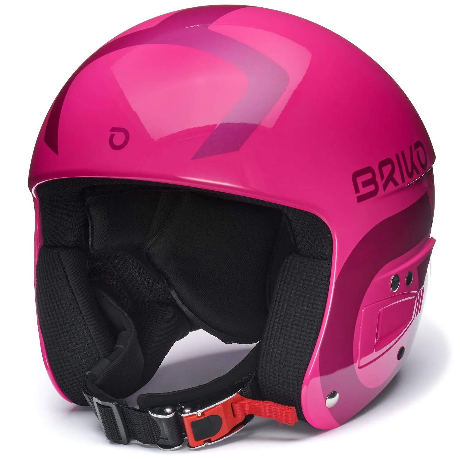 casque ski briko vulcano fis 6.8 jr / Shiny Red Violet - Metallic Pink