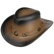 Chapeau en Cuir Tombstone by Scippis --> Chapeaux, casquettes & bonnets en ligne ▷ Chapeaushop