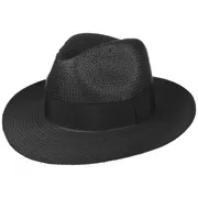 Chapeau en Paille Black Mountain by Lipodo --> Chapeaux, casquettes & bonnets en ligne ▷ Chapeaushop