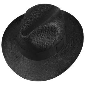 Chapeau en Paille Black Mountain by Lipodo --> Chapeaux, casquettes & bonnets en ligne ▷ Chapeaushop