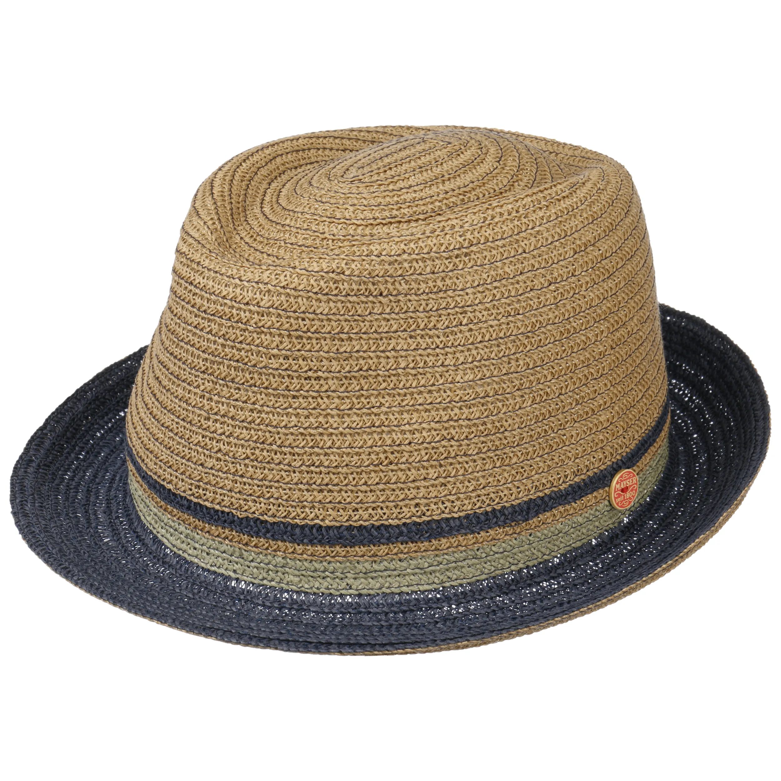 Chapeau en Paille Jerome Trilby by Mayser --> Chapeaux, casquettes & bonnets en ligne ▷ Chapeaushop
