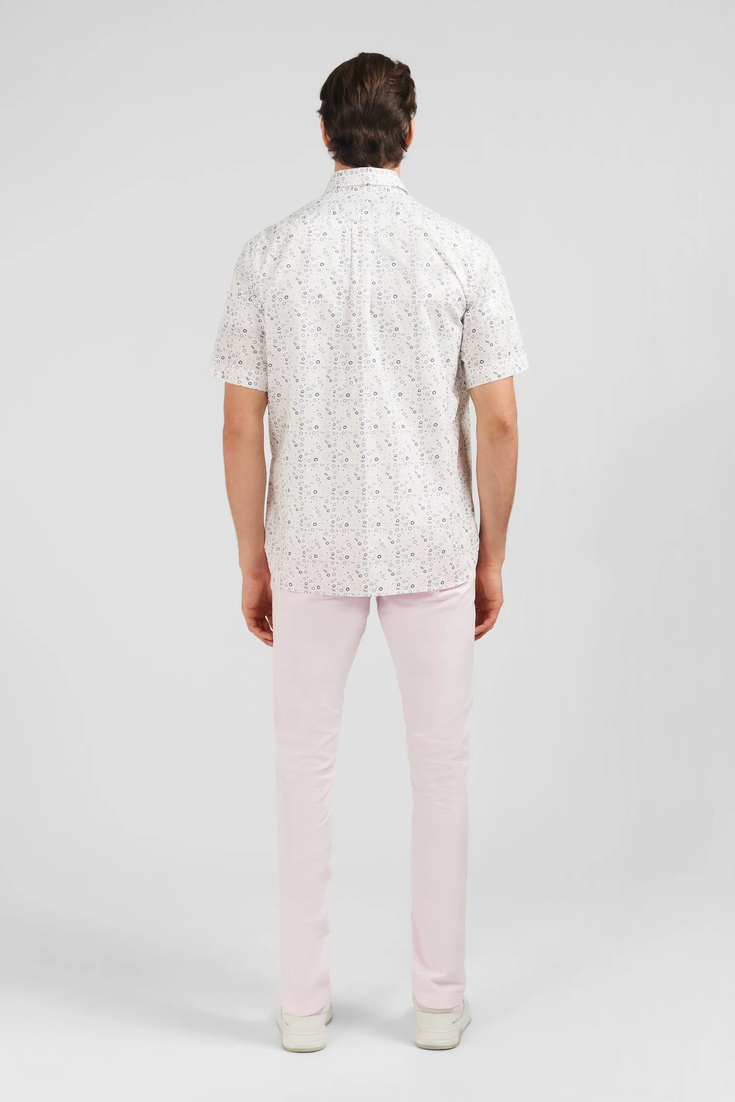 Chemisette blanche imprimée exclusif cercle