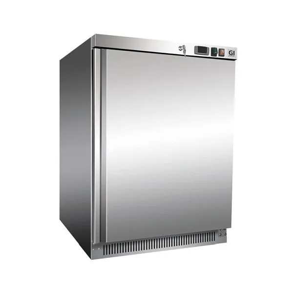 Congélateur Gastro-Inox 200 litres en acier inoxydable réfrigéré statique capacité nette 140 litres 201.111 acheter à bas prix 