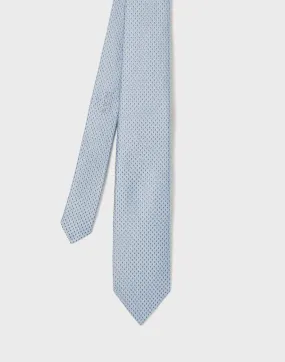 Cravate jacquard bleu ciel Juliano