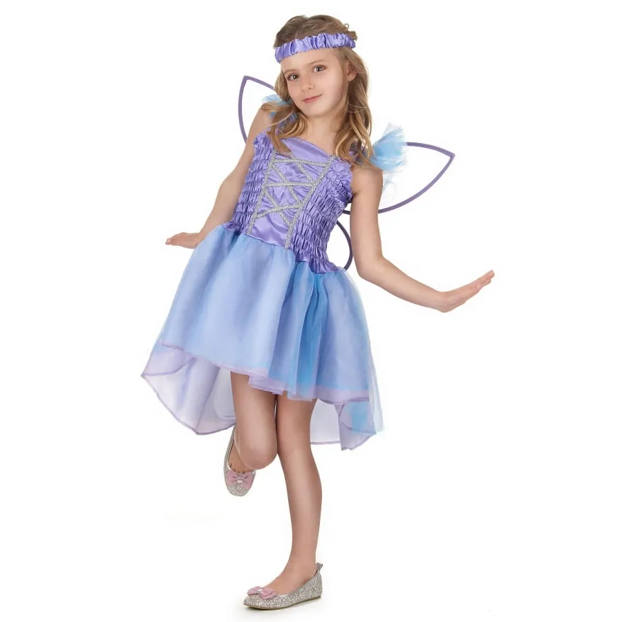 Déguisement violet de petite fée pour enfant
