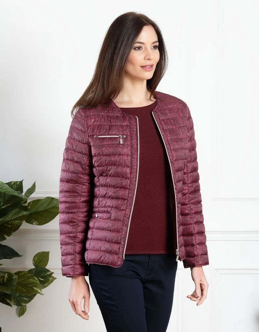 Doudoune rouge matelassée - Manteaux et Parkas