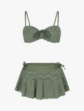 Ensemble de maillot de bain uni