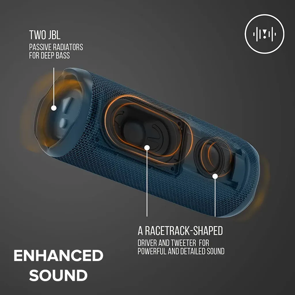 Flip 6 Haut Parleur Bluetooth Portable, Son Puissant Et Basse Profonde, Haut Parleurs IPX67 Imperméables + Poussière Du 16,87 € 