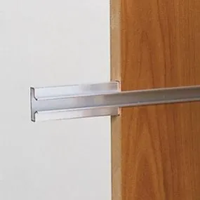 Insert aluminium renforcé pour panneau rainuré longueur 59,5cm