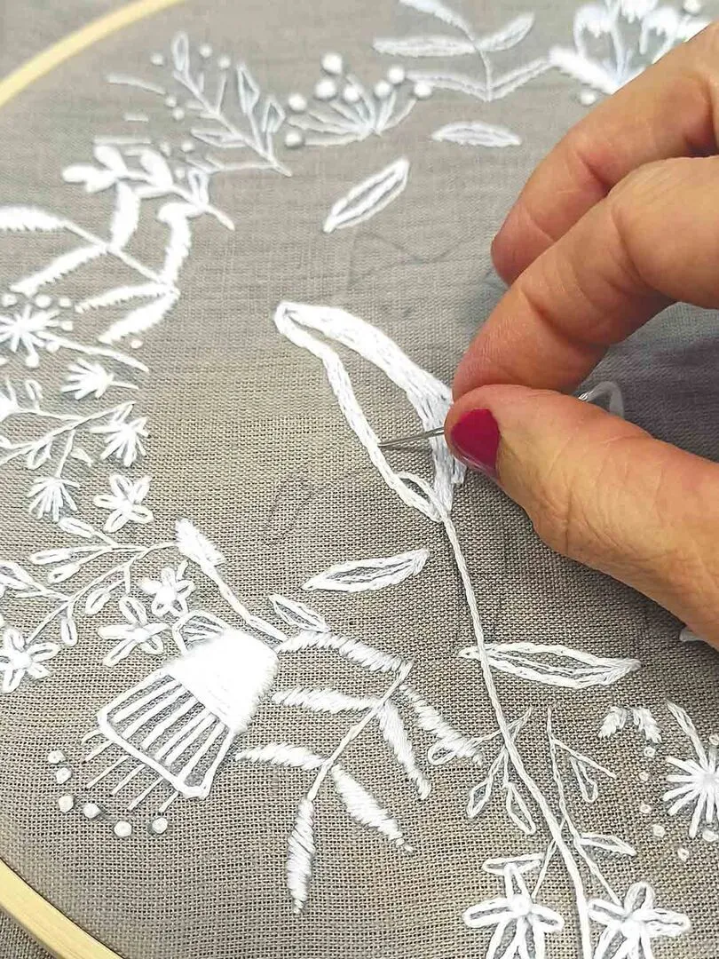 Kit broderie décorative renard - N/A