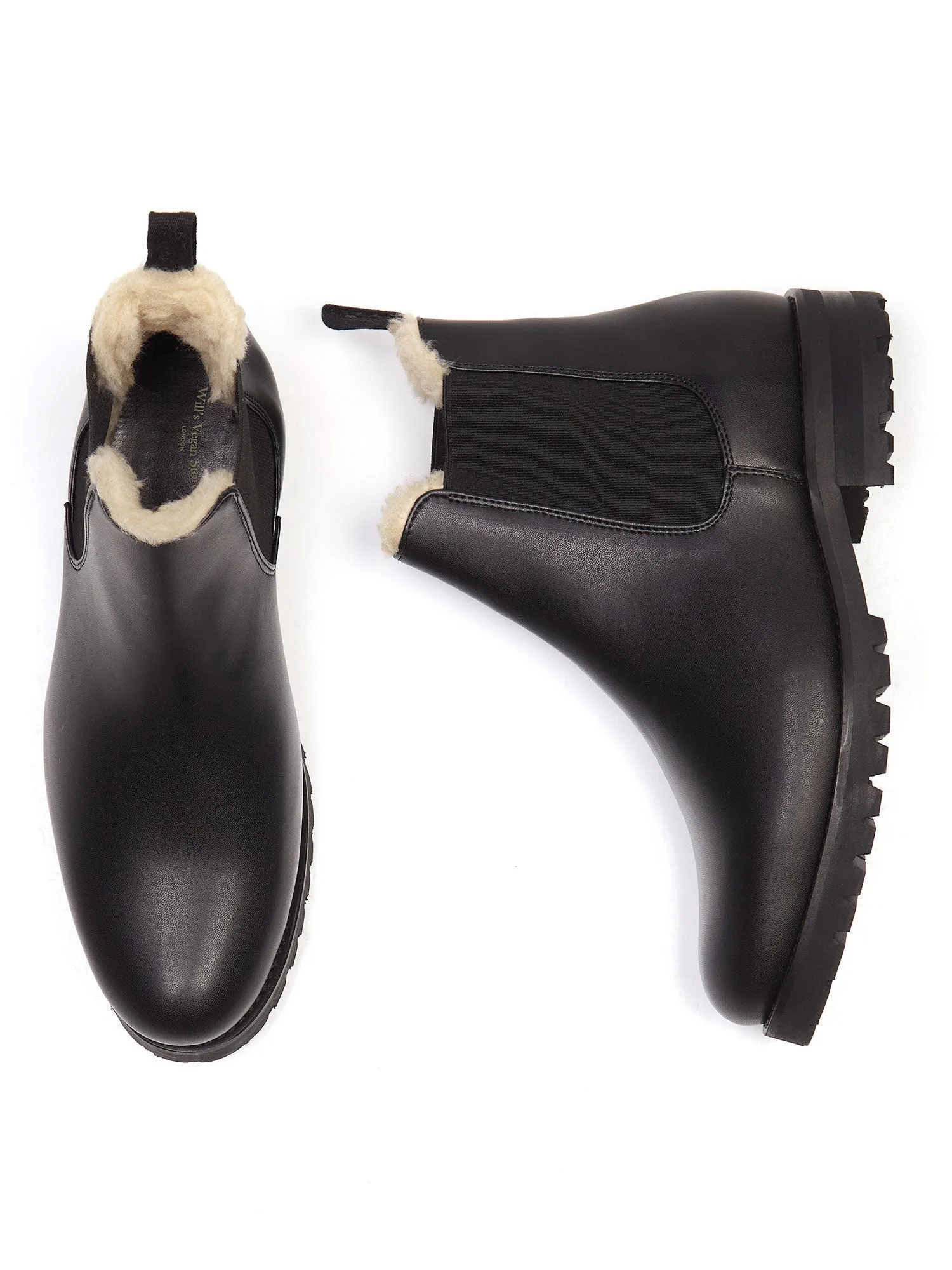 Luxe Chelsea Boots Fourrées
