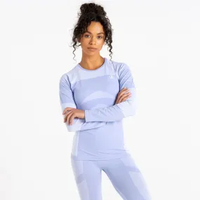 Maillot manches longues première couche technique Femme IN THE ZONE | Violet