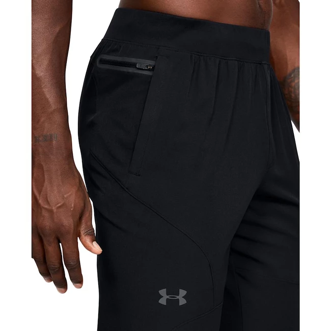 Pantalons de survêtement pour homme Under Armour  UNSTOPPABLE JOGGERS Black