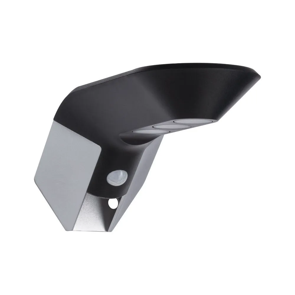 PAULMANN 94250 Numéro de maison lumineux LED couleur anthracite SOLEY