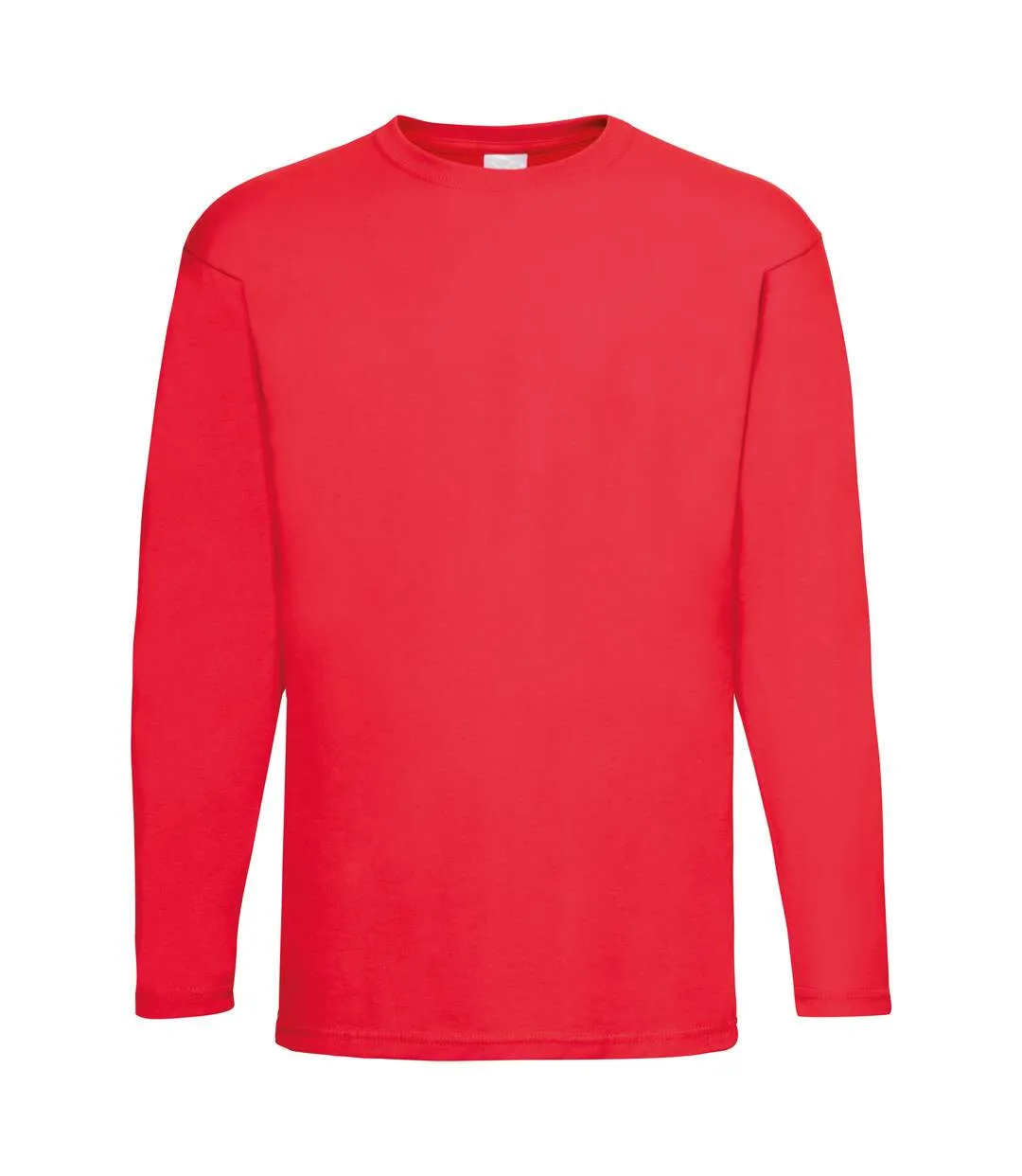 T-shirt à manches longues homme rouge vif Universal Textiles