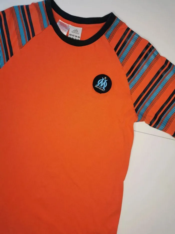 Tee-shirt Adidas Taille 16 ans OM Olympique de Marseille 100%coton couleur orange - adidas - 16 ans  | Beebs