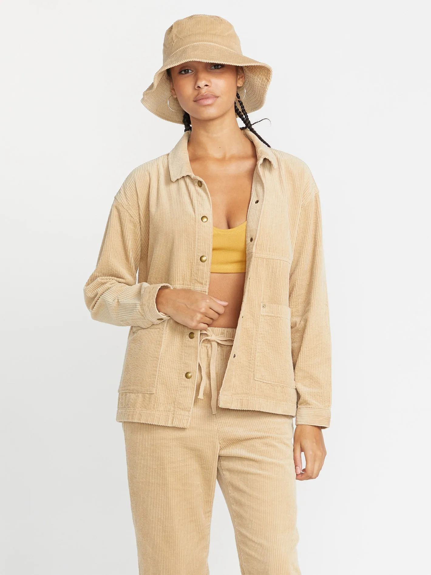 Veste Stone Street Shacket - KHAKI
